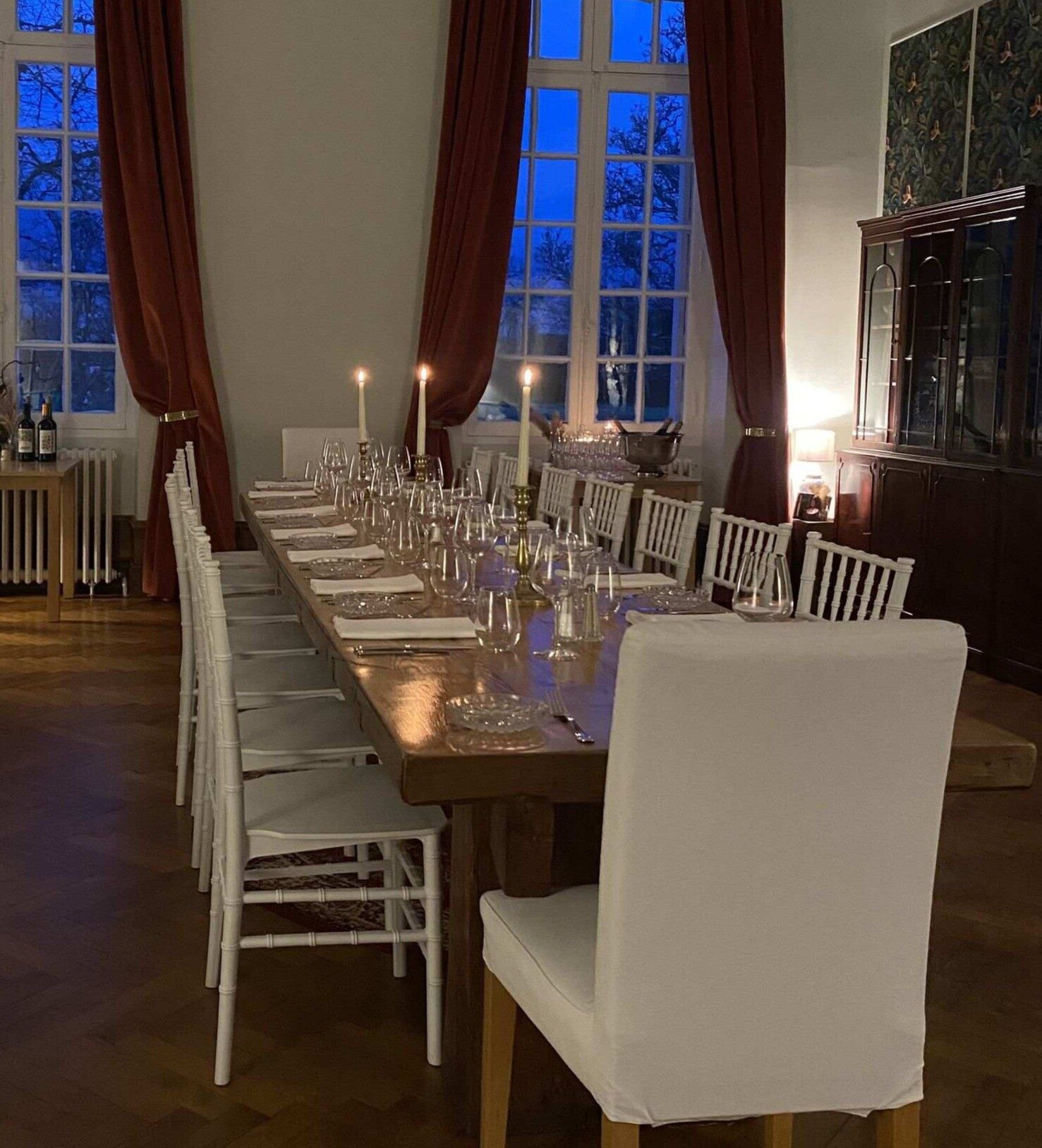 The grand dining room